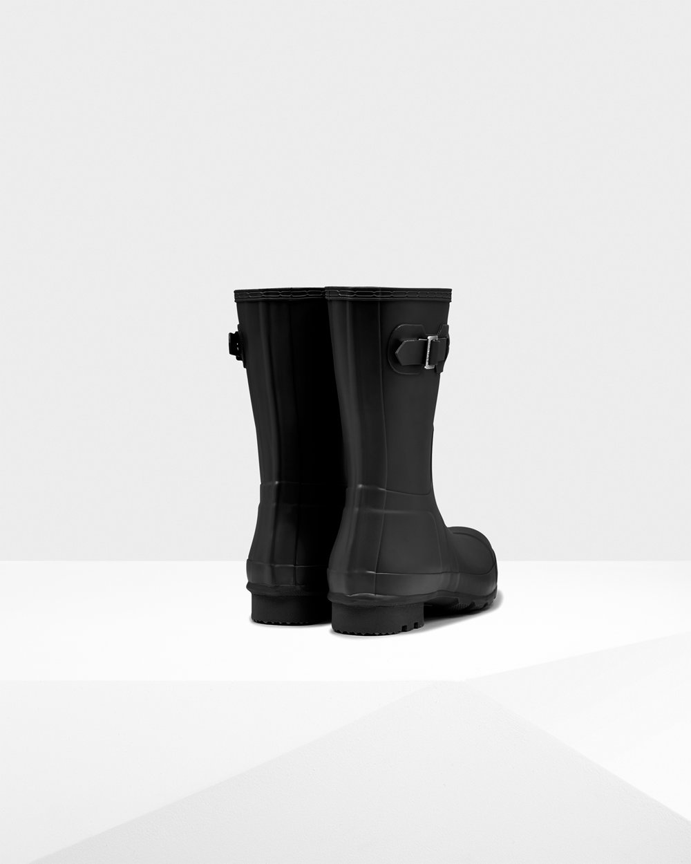 Hunter Original Short Rain Boots - Buy Mens Black - TFNYLO936